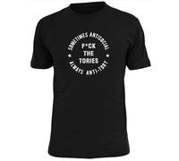 UHYdrf222 F-k The Tories Funny T Shirt Labour Party Anti Tory Politics Black M