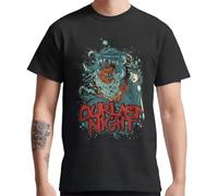 UHYft66AWZ Our Last Night with The Sea Blue Monster Artwork T-Shirt Black S