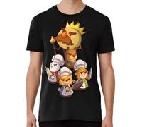 UHYft66AWZ Overcooked Size S to 3XL T-Shirt Black L