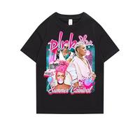 UHYft66AWZ Pink Summer Carnival 2024 T-Shirt Black 3XL