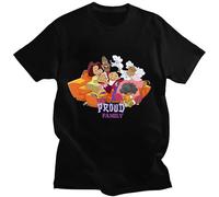 UHYft66AWZ Proud Family T-Shirt Black S