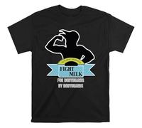 UHYft66AWZ Quant Fight Milk It's Always Sunny T-Shirt Black L