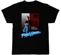 UHYft66AWZ Road House T-Shirt - Patrick Swayze “Be Nice” - 80'sBlack XXL