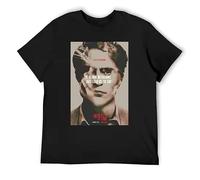 UHYft66AWZ Robert Pattinson The Devil All The Time T-Shirt Black L
