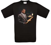 UHYft66AWZ Sidney Poitier in The Heat of The Night Cult Movie T-Shirt Black M