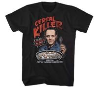 UHYft66AWZ Silence of The Lambs Cereal Killer Movie T-Shirt Black M