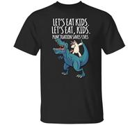 UHYGdrfs225 Funny Lets Eat Kids Punctuation Saves Lives Grammar School T-Shirt