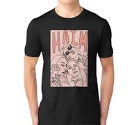 UHYGdrfs225 Haim-With-Flowers-T-Shirt-100-Haimtheband-Danielle-Haim-Este-Haim-Alana-Haim-Days-Are