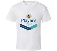 UHYGdrfs225 Player's Light Navy Cut T-Shirt Cigarettes Tobacco Canadian du Mauri