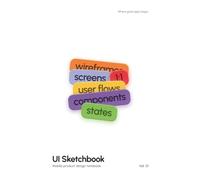 UI Sketchbook: Mobile App Design Notebook for UX and UI Designers, with Real-Size Phone Templates for Wireframes