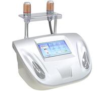 UIBAO Appareil de Beauté Hifu 100W avec 2 Poignées, Sonde 3,0mm-4,5mm, Machine Portable de Lifting & Raffermissement, Outil Anti-Rides pour Rajeunissement, Panneau LED