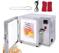 UIBAO Four électrique De Frittage 1500w, Four De Moulage De Bijoux Contrôle De Température Pid,Four D’épuisement,Adapté à La Fonte des Métaux,L’épuisement De Cire Et Fabrication De Bijoux