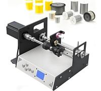 UIBAO Machine à Bobiner Automatique Industrielle 900 TR/Min,Diamètre 0,02-1,0 mm Couple 2,3 Nm,Écran LCD,Alignement Automatique,pour Fil Émaillé,Fil Cuivre,Lignes de Pêche,Bobines de Moteur