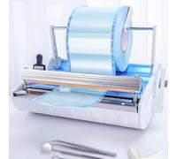 UIBAO Machine à Sceller Dentaire Automatique 500W,Scelleuse Thermique Médicale,Température Automatique,Largeur d’Étanchéité 250mm, Équipement d’Emballage pour Cliniques et Hôpitaux