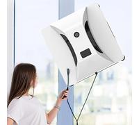 Robot Laveur Vitre Automatique,Robot Nettoyeur Vitre,Triple Système de Sécurité,Démarrage à Un Bouton + Télécommande + Contrôle App,pour Toutes Les Surfaces Lisses