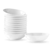 UIBFCWN 12 Pièces Bols à Sauce en Céramique, 35ml Bols à Tapas Et Sauces, Bols à Trempette, Bols à Sushi, Petit Bols à Sauce, pour Apéritif, Sauce Soja, Ketchup, Épices, 7,6 x 2cm