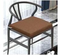 UICMNSI Coussin de Siège Carré avec Attaches - Coussins de Chaises Antidérapants Housse Lavable Galettes de Chaise for Patio/Bistro/Terrasse/Cuisine/Bureau/Salle à Manger(05,40x3cm/16x1.2in)