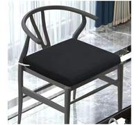 UICMNSI Coussin de Siège Carré avec Attaches - Coussins de Chaises Antidérapants Housse Lavable Galettes de Chaise for Patio/Bistro/Terrasse/Cuisine/Bureau/Salle à Manger(06,50x5cm/20x2in)