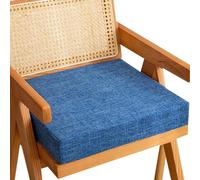 UICMNSI Coussin de Siège Carré Extérieur/Jardin Coussins de Chaises Antidérapants Housse Lavable Galettes de Chaise for Patio/Bistro/Terrasse/Cuisine/Bureau/Salle à Manger(02,45x45x5cm)