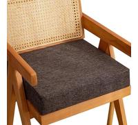 UICMNSI Coussin de Siège Carré Extérieur/Jardin Coussins de Chaises Antidérapants Housse Lavable Galettes de Chaise for Patio/Bistro/Terrasse/Cuisine/Bureau/Salle à Manger(06,40x40x3cm)