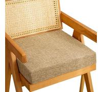 UICMNSI Coussin de Siège Carré Extérieur/Jardin Coussins de Chaises Antidérapants Housse Lavable Galettes de Chaise for Patio/Bistro/Terrasse/Cuisine/Bureau/Salle à Manger(09,50x50x5cm)