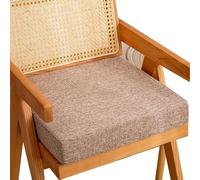 UICMNSI Coussin de Siège Carré Extérieur/Jardin Coussins de Chaises Antidérapants Housse Lavable Galettes de Chaise for Patio/Bistro/Terrasse/Cuisine/Bureau/Salle à Manger(08,35x24x5cm)