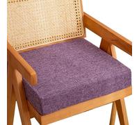 UICMNSI Coussin de Siège Carré Extérieur/Jardin Coussins de Chaises Antidérapants Housse Lavable Galettes de Chaise for Patio/Bistro/Terrasse/Cuisine/Bureau/Salle à Manger(17,40x40x8cm)