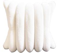 UICMNSI Lot de 2 Housses de Coussin 40/45cm en Peluche en Fausse Fourrure Décorative Douce à Rayures Moelleuses for Coussin de Chambre à Coucher de Canapé(A,2PCS: 56x56cm/22x22in)