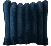 UICMNSI Lot de 2 Housses de Coussin 40/45cm en Peluche en Fausse Fourrure Décorative Douce à Rayures Moelleuses for Coussin de Chambre à Coucher de Canapé(J,2PCS: 30x50cm/12x20in)