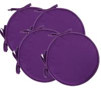 UICMNSI Lot de 4/2 galettes/Coussin de Chaise 30x30cm/38x38 Coussin de Chaise, Extérieures/Interieur Jardin Coussins de Sol, Office Coussin D'assis Coussin de Siège de Voiture(@13,4pcs:30cm)