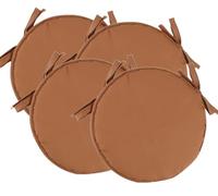 UICMNSI Lot de 4/2 galettes/Coussin de Chaise 30x30cm/38x38 Coussin de Chaise, Extérieures/Interieur Jardin Coussins de Sol, Office Coussin D'assis Coussin de Siège de Voiture(@12,4pcs:38cm)