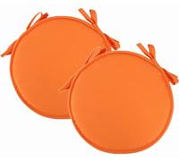 UICMNSI Lot de 4/2 galettes/Coussin de Chaise 30x30cm/38x38 Coussin de Chaise, Extérieures/Interieur Jardin Coussins de Sol, Office Coussin D'assis Coussin de Siège de Voiture(@4,2pcs:30cm)