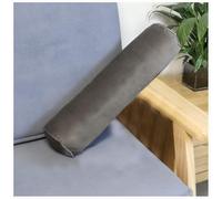 UICMNSI Traversin Oreiller de Rouleau de Cou Coussin Lombaire/Cervical Cylindrique Oreillers Long Lire L'oreiller for Canapé Lit avec Housse en Lavable Coussin for Les Lombaires(Gray,15x60cm6x24in)