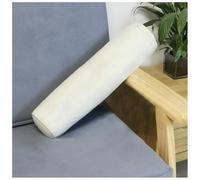 UICMNSI Traversin Oreiller de Rouleau de Cou Coussin Lombaire/Cervical Cylindrique Oreillers Long Lire L'oreiller for Canapé Lit avec Housse en Lavable Coussin for Les Lombaires(White,15x40cm/6x16in)