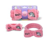 Uicorne bandeau - avec des lettres mignon et large pour les femmes et les filles - OMG turban élastique toison idée de cadeau de maquillage - les femmes et les enfants
