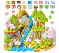 Uiczdry 80 Pièces Blocs de Construction Magnétiques,2.5CM/Pièces Construction Magnetique Enfant,Build Cube Magnétique Magnet World,pour Garçons Filles de 3、4、5、6、7、8 Ans,Jeux créatifs de Puzzle