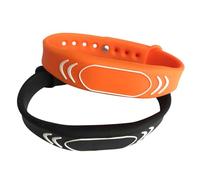 UID Bracelet étanche, lisible et réinscriptible, RFID 13,56 MHz IC Wristband Tag Block 0 Secteur inscriptible (2 pièces)