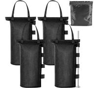 UieaMsio Poids pour Tonnelle, 4 Pièces Sac de Lestage Oxford 600D Super Porteur Imperméable Sacs de Sable pour Tente Tonnelle Pliante Outdoor Tonnelle de Jardin (15 x 50 cm)