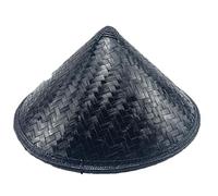 UIEHBCV Chinois De Style Chinois Bambou Chapeau Cosplay Oriental Headwear Access Noir 36cm/14.17in