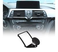 Uieohout Support de téléphone Portable de Voiture en Alliage d'aluminium pour Console Centrale de Ventilation pour téléphone Portable 1 3 4 séries GT F30 F32 F33 F34 F36 2013-2019 (Black)