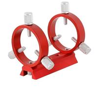 UieoKakeh 1PC Monture 42/50/60/68/80/90/102mm Anneau de Guidage Astrophotographique 3 Points 2 Anneaux 1 Plaque 8 Vis 50mm