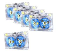 UieoKakeh 5PCS Bande Magnétique Vide Standard Cassette Audio Vide de 54 Minutes pour Enregistrement de Discours et de Musique Accessoires D'Enregistrement