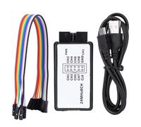 UieoKakeh Analyseur Logique USB Mini Analyseur Outil de Débogage pour Microcontrôleurs ARM FPGA 24 MHz Échantillonnage 8 Canaux