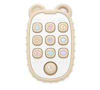 UieoKakeh Anneau de Dentition en Silicone en Forme de Téléphone Mobile pour, de Dentition, Jouet Sensoriel Éducatif pour Enfants, Ensemble de Cadeaux pour