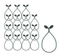 UieoKakeh Attaches pour Guirlande de Noël (16 Pièces, 50 Cm) - Attaches Torsadées Réutilisables et Flexibles - Décorations Intérieures et Emballages Cadeaux pour Les Fêtes