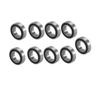 UieoKakeh Bicyclette pour Moyeu, 10 Pièces de Roulements à Billes 15267-, 15x26x7 Mm, ABEC-3, Roulements en Acier Chromé avec Joint en Caoutchouc.