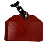 UieoKakeh Bloc de Percussion Musical Rouge Jam Block pour Kit de Batterie Latin, Instrument de Batterie Fiable.