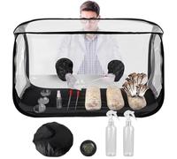 UieoKakeh Champignon pour de Culture 38x20x25 Pouces, Boîte à Air Stagnant, Poste de Travail Silencieux avec Flux Laminaire pour de Culture, Mycologie.