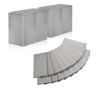 UieoKakeh Coupons de Soudage 2x4", 20 Pièces, Kit de Pratique en Acier Doux de 11 Gauge, Plaque en Acier Cuboïde pour Formation et Pratique.