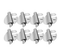 UieoKakeh Ensemble de Pieds Presseurs à Ourlet en Métal - Ourleur Universel [3-10 Mm] pour Machines à Coudre Domestiques et Industrielles.